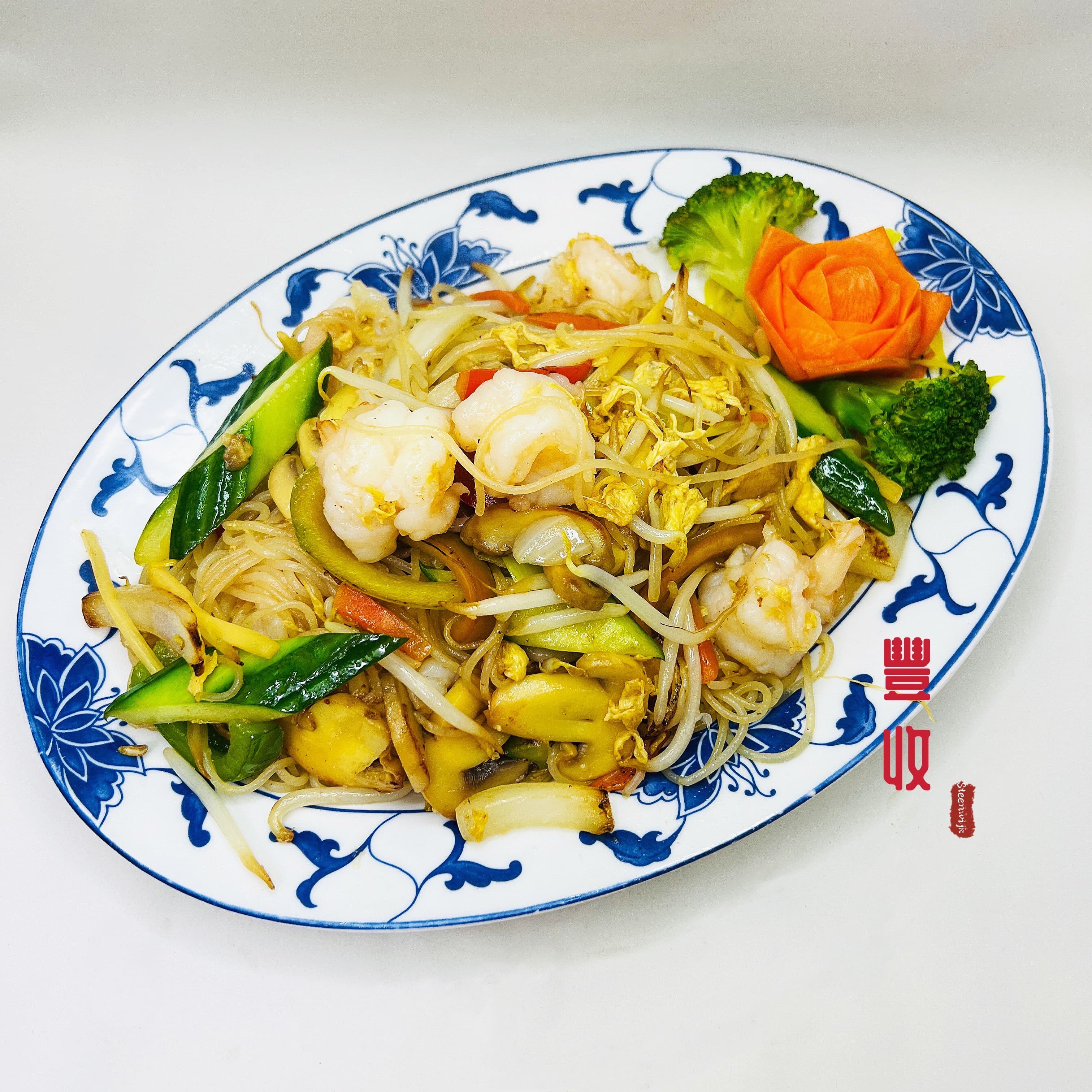 Mihoen speciaal met garnalen
